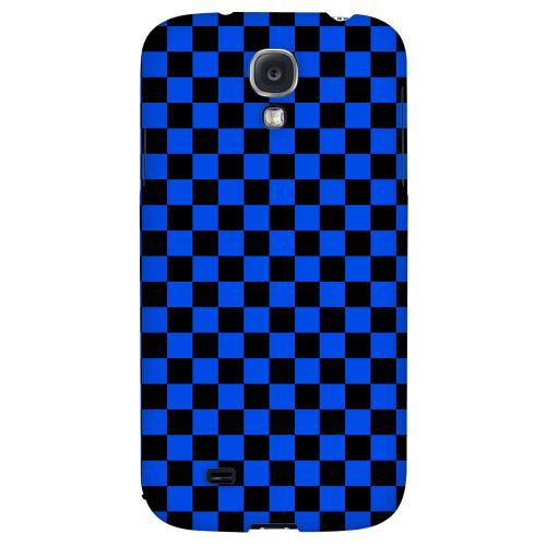 Blue/ Black - Geeks Designer Line Checker Series Hard Back Case for Samsung Galaxy S4 Blue/ Black - Geeks Designer Line Checker Series Hard Back Case for Samsung Galaxy S4