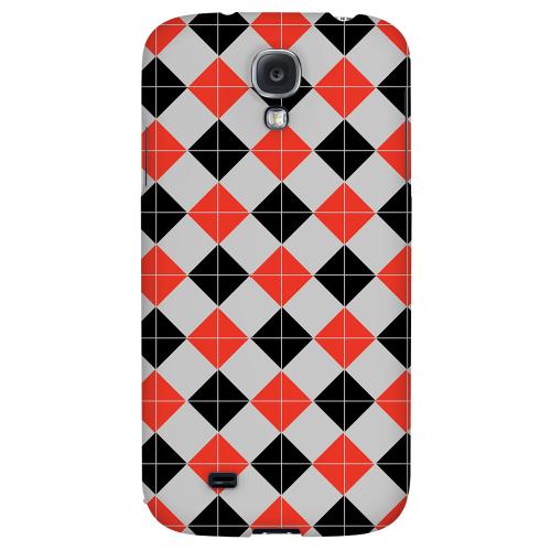 Charlatan Tiles - Geeks Designer Line Checker Series Hard Back Case for Samsung Galaxy S4 Charlatan Tiles - Geeks Designer Line Checker Series Hard Back Case for Samsung Galaxy S4