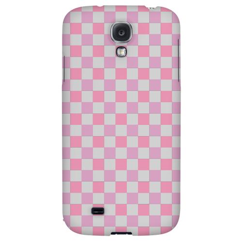 Pinkish - Geeks Designer Line Checker Series Hard Back Case for Samsung Galaxy S4 Pinkish - Geeks Designer Line Checker Series Hard Back Case for Samsung Galaxy S4