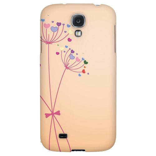 Dandelion Hearts - Geeks Designer Line Floral Series Hard Back Case for Samsung Galaxy S4
