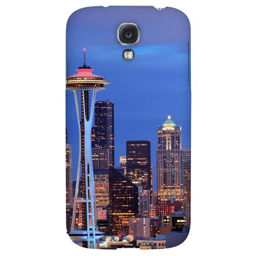 Seattle - Geeks Designer Line City Series Hard Back Case for Samsung Galaxy S4