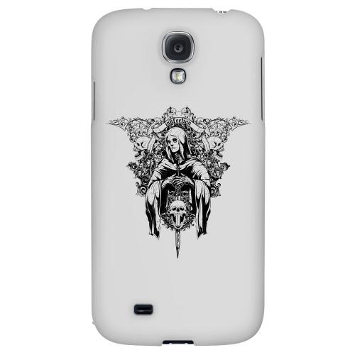 Inkfection on Gray - Geeks Designer Line Tattoo Series Hard Back Case for Samsung Galaxy S4