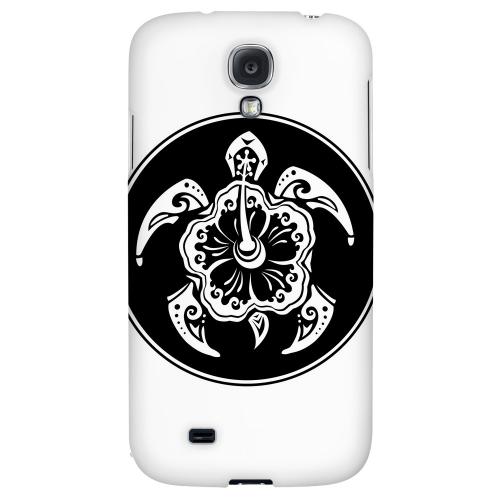 Island Turtle Solo - Geeks Designer Line Tattoo Series Hard Back Case for Samsung Galaxy S4