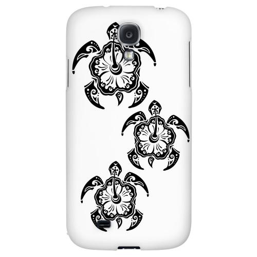 Island Turtle Trail - Geeks Designer Line Tattoo Series Hard Back Case for Samsung Galaxy S4