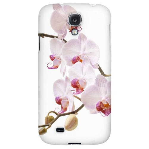 White Pink Orchid - Geeks Designer Line Floral Series Hard Back Case for Samsung Galaxy S4 White Pink Orchid - Geeks Designer Line Floral Series Hard Back Case for Samsung Galaxy S4