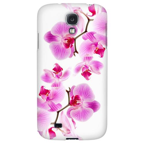 Orchids - Geeks Designer Line Floral Series Hard Back Case for Samsung Galaxy S4