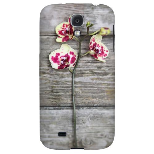Orchid on Wood - Geeks Designer Line Floral Series Hard Back Case for Samsung Galaxy S4 Orchid on Wood - Geeks Designer Line Floral Series Hard Back Case for Samsung Galaxy S4