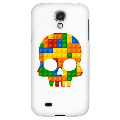 Blocks Skull - Geeks Designer Line Skull Series Hard Back Case for Samsung Galaxy S4 Blocks Skull - Geeks Designer Line Skull Series Hard Back Case for Samsung Galaxy S4