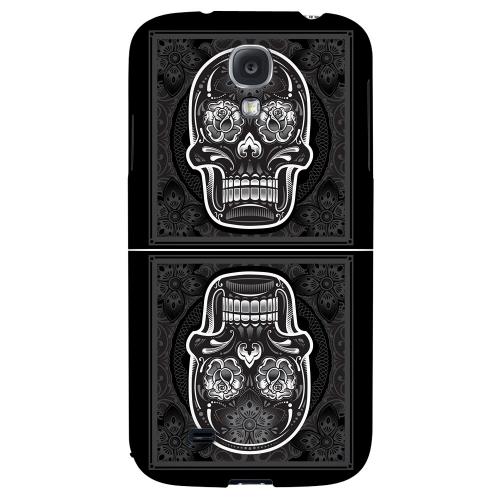 Domino Double Skull - Geeks Designer Line Skull Series Hard Back Case for Samsung Galaxy S4