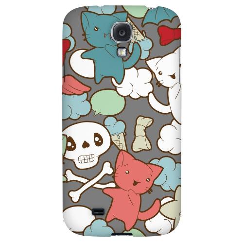 Hello Neko Skull - Geeks Designer Line Skull Series Hard Back Case for Samsung Galaxy S4 Hello Neko Skull - Geeks Designer Line Skull Series Hard Back Case for Samsung Galaxy S4