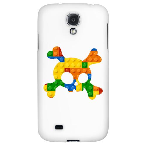 Blocks Crossbones - Geeks Designer Line Skull Series Hard Back Case for Samsung Galaxy S4
