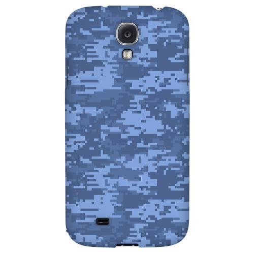Blue Digital Camouflage - Geeks Designer Line Hard Back Case for Samsung Galaxy S4 Blue Digital Camouflage - Geeks Designer Line Hard Back Case for Samsung Galaxy S4