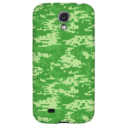 Green Digital Camouflage - Geeks Designer Line Hard Back Case for Samsung Galaxy S4 Green Digital Camouflage - Geeks Designer Line Hard Back Case for Samsung Galaxy S4