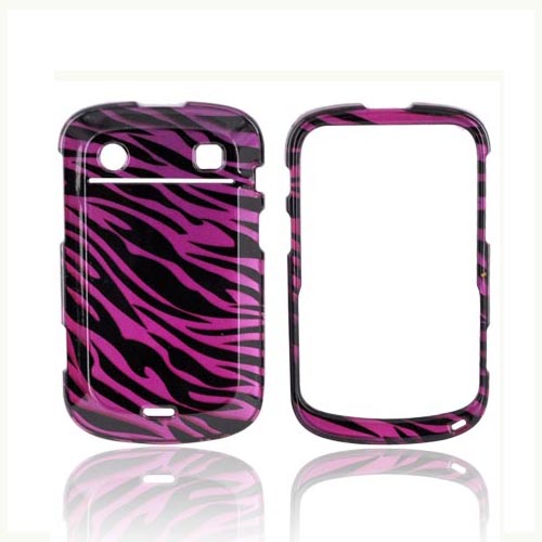 Blackberry Bold 9900 9900, 9930 Hard Case - Purple/ Black Zebra