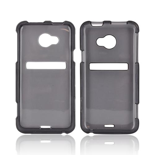 HTC EVO 4G LTE Hard Case - Transparent Smoke