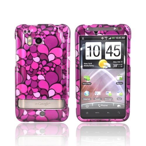 HTC Thunderbolt Hard Case - Pink Pedals