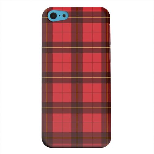 Geeks Designer Line (GDL) Apple iPhone 5C Matte Hard Back Cover - Scottish-Like Plaid in Red Geeks Designer Line (GDL) Apple iPhone 5C Matte Hard Back Cover - Scottish-Like Plaid in Red