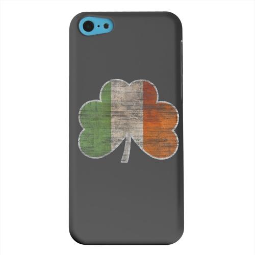 Geeks Designer Line (GDL) Apple iPhone 5C Matte Hard Back Cover - Irish Clover Flag