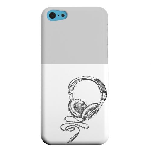 Geeks Designer Line (GDL) Apple iPhone 5C Matte Hard Back Cover - Head Bobbing Gray Geeks Designer Line (GDL) Apple iPhone 5C Matte Hard Back Cover - Head Bobbing Gray