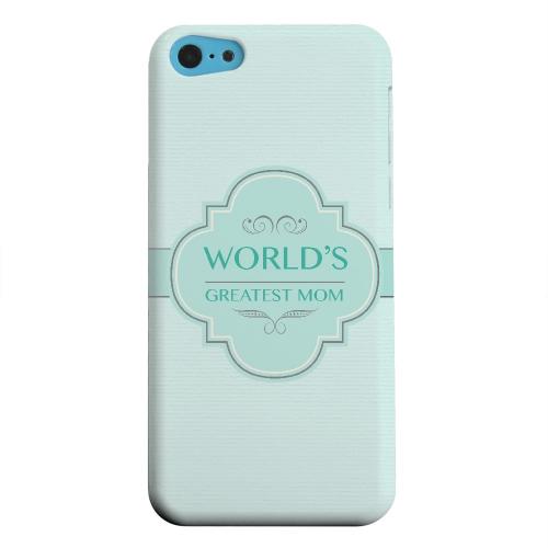 Geeks Designer Line (GDL) Apple iPhone 5C Matte Hard Back Cover - Vintage World's Greatest Mom