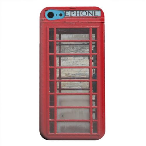 Geeks Designer Line (GDL) Apple iPhone 5C Matte Hard Back Cover - English Telephone Booth Geeks Designer Line (GDL) Apple iPhone 5C Matte Hard Back Cover - English Telephone Booth