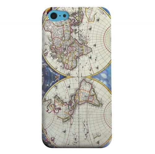 Geeks Designer Line (GDL) Apple iPhone 5C Matte Hard Back Cover - Terrarum Orbis Tabula Pictomap Geeks Designer Line (GDL) Apple iPhone 5C Matte Hard Back Cover - Terrarum Orbis Tabula Pictomap