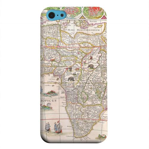 Geeks Designer Line (GDL) Apple iPhone 5C Matte Hard Back Cover - Map of Africae Geeks Designer Line (GDL) Apple iPhone 5C Matte Hard Back Cover - Map of Africae