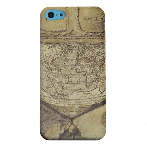 Geeks Designer Line (GDL) Apple iPhone 5C Matte Hard Back Cover - Ancient Map Head