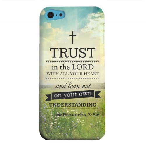 Geeks Designer Line (GDL) Apple iPhone 5C Matte Hard Back Cover - Proverbs 3:5 Geeks Designer Line (GDL) Apple iPhone 5C Matte Hard Back Cover - Proverbs 3:5