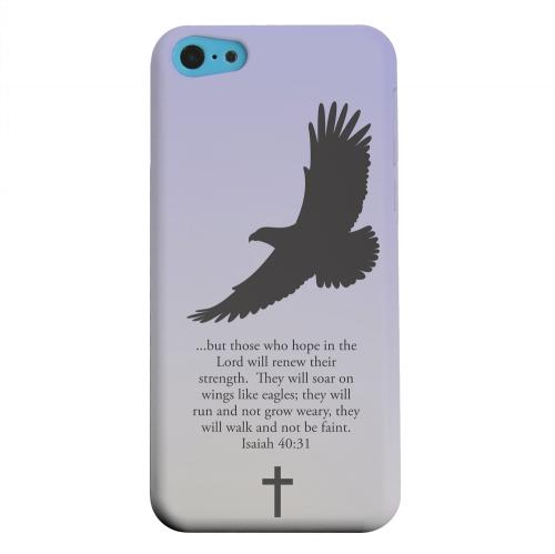 Geeks Designer Line (GDL) Apple iPhone 5C Matte Hard Back Cover - Isaiah 40:31 - Sleepy Grape Geeks Designer Line (GDL) Apple iPhone 5C Matte Hard Back Cover - Isaiah 40:31 - Sleepy Grape