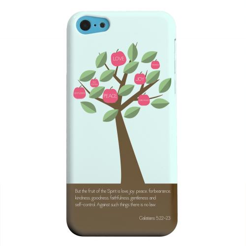 Geeks Designer Line (GDL) Apple iPhone 5C Matte Hard Back Cover - Galatians 5:22-23