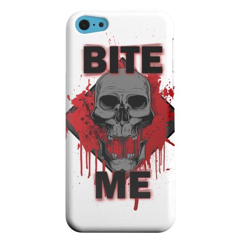 Geeks Designer Line (GDL) Apple iPhone 5C Matte Hard Back Cover - Bite Me on White Geeks Designer Line (GDL) Apple iPhone 5C Matte Hard Back Cover - Bite Me on White