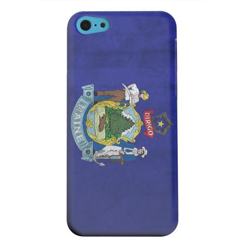 Geeks Designer Line (GDL) Apple iPhone 5C Matte Hard Back Cover - Grunge Maine Geeks Designer Line (GDL) Apple iPhone 5C Matte Hard Back Cover - Grunge Maine