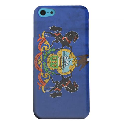 Geeks Designer Line (GDL) Apple iPhone 5C Matte Hard Back Cover - Grunge Pennsylvania Geeks Designer Line (GDL) Apple iPhone 5C Matte Hard Back Cover - Grunge Pennsylvania