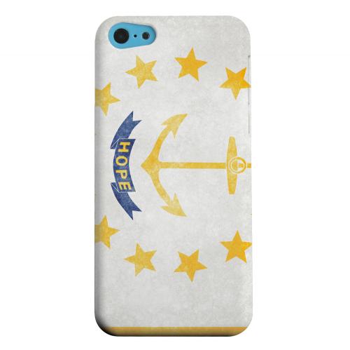 Geeks Designer Line (GDL) Apple iPhone 5C Matte Hard Back Cover - Grunge Rhode Island Geeks Designer Line (GDL) Apple iPhone 5C Matte Hard Back Cover - Grunge Rhode Island