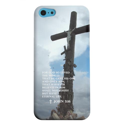 Geeks Designer Line (GDL) Apple iPhone 5C Matte Hard Back Cover - John 3:16