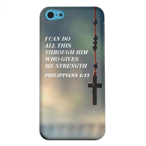 Geeks Designer Line (GDL) Apple iPhone 5C Matte Hard Back Cover - Philippians 4:13 Geeks Designer Line (GDL) Apple iPhone 5C Matte Hard Back Cover - Philippians 4:13