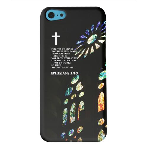 Geeks Designer Line (GDL) Apple iPhone 5C Matte Hard Back Cover - Ephesian 2:8-9