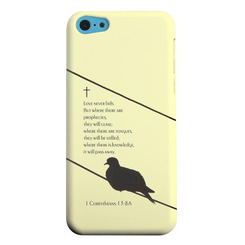 Geeks Designer Line (GDL) Apple iPhone 5C Matte Hard Back Cover - Corinthians 13:8A Geeks Designer Line (GDL) Apple iPhone 5C Matte Hard Back Cover - Corinthians 13:8A