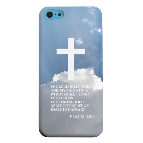 Geeks Designer Line (GDL) Apple iPhone 5C Matte Hard Back Cover - Psalm 27:1