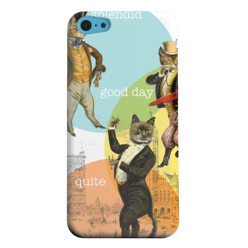 Geeks Designer Line (GDL) Apple iPhone 5C Matte Hard Back Cover - Dandy Kitties Geeks Designer Line (GDL) Apple iPhone 5C Matte Hard Back Cover - Dandy Kitties