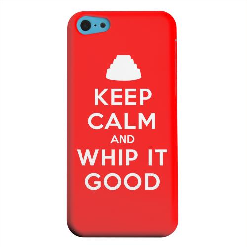 Geeks Designer Line (GDL) Apple iPhone 5C Matte Hard Back Cover - Red Whip It Good Geeks Designer Line (GDL) Apple iPhone 5C Matte Hard Back Cover - Red Whip It Good