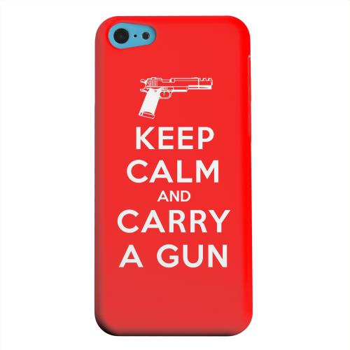Geeks Designer Line (GDL) Apple iPhone 5C Matte Hard Back Cover - Red Carry A Gun Geeks Designer Line (GDL) Apple iPhone 5C Matte Hard Back Cover - Red Carry A Gun