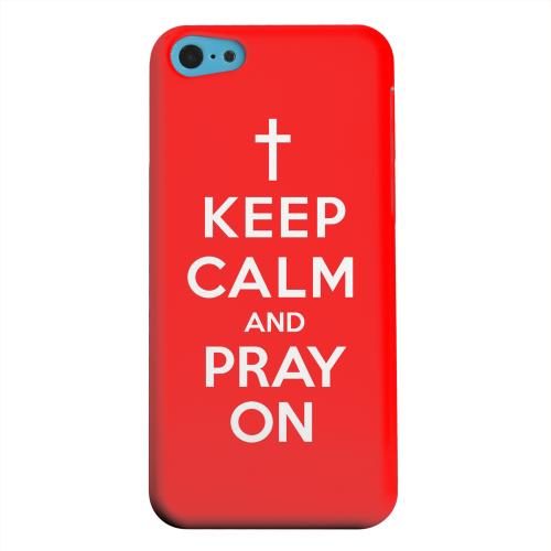 Geeks Designer Line (GDL) Apple iPhone 5C Matte Hard Back Cover - Red Pray On Geeks Designer Line (GDL) Apple iPhone 5C Matte Hard Back Cover - Red Pray On