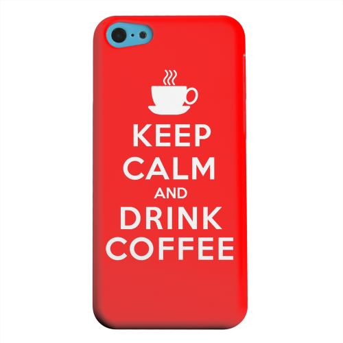 Geeks Designer Line (GDL) Apple iPhone 5C Matte Hard Back Cover - Red Drink Coffee Geeks Designer Line (GDL) Apple iPhone 5C Matte Hard Back Cover - Red Drink Coffee