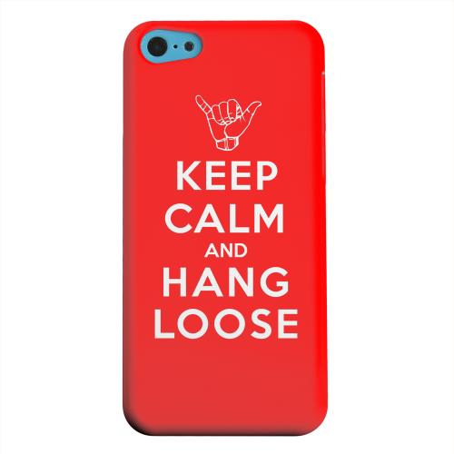 Geeks Designer Line (GDL) Apple iPhone 5C Matte Hard Back Cover - Red Hang Loose Geeks Designer Line (GDL) Apple iPhone 5C Matte Hard Back Cover - Red Hang Loose