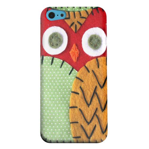 Geeks Designer Line (GDL) Apple iPhone 5C Matte Hard Back Cover - Red/ Orange Owl Geeks Designer Line (GDL) Apple iPhone 5C Matte Hard Back Cover - Red/ Orange Owl