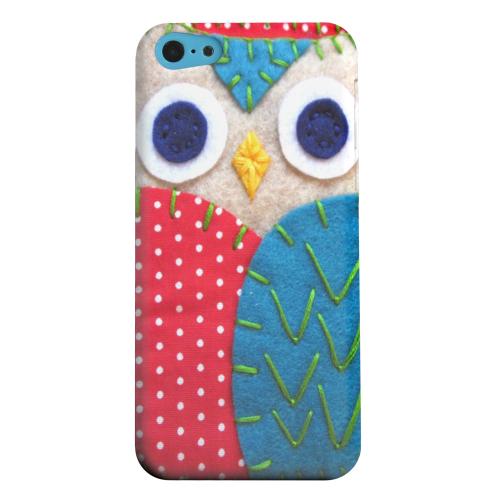 Geeks Designer Line (GDL) Apple iPhone 5C Matte Hard Back Cover - White/ Blue Owl Geeks Designer Line (GDL) Apple iPhone 5C Matte Hard Back Cover - White/ Blue Owl