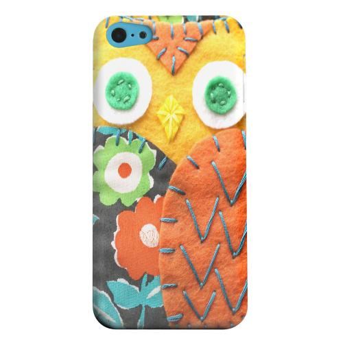 Geeks Designer Line (GDL) Apple iPhone 5C Matte Hard Back Cover - Yellow/ Orange Owl Geeks Designer Line (GDL) Apple iPhone 5C Matte Hard Back Cover - Yellow/ Orange Owl