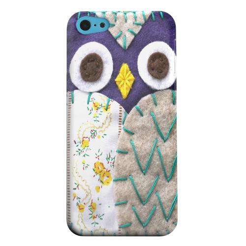 Geeks Designer Line (GDL) Apple iPhone 5C Matte Hard Back Cover - Blue/ Gray Owl Geeks Designer Line (GDL) Apple iPhone 5C Matte Hard Back Cover - Blue/ Gray Owl